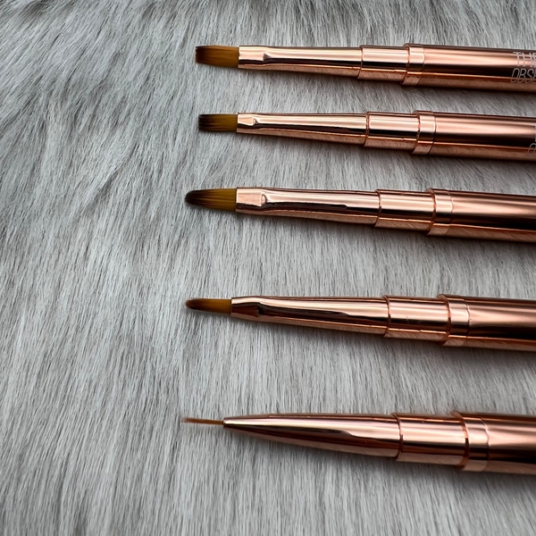 The Rose Gold Collection - Nail Art Brushes